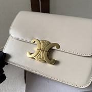 Bagsaaa Celine Teen Triomphe Bag In Shiny Calfskin Vanilla - 18.5 X 13.5 X 7 CM - 4