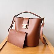 Bagsaaa Celine Medium Louise Bag In Smooth Calfskin Brown - 23.5 X 24 X 16 CM - 3