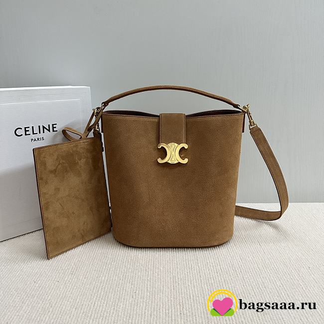 Bagsaaa Celine Medium Louise Bag In Suede Calfskin - 23.5 X 24 X 16 CM - 1