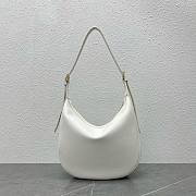 Bagsaaa Celine Medium Heloïse Bag Cuir Triomphe In Supple Calfskin White - 30 X 28.5 X 8 CM - 3