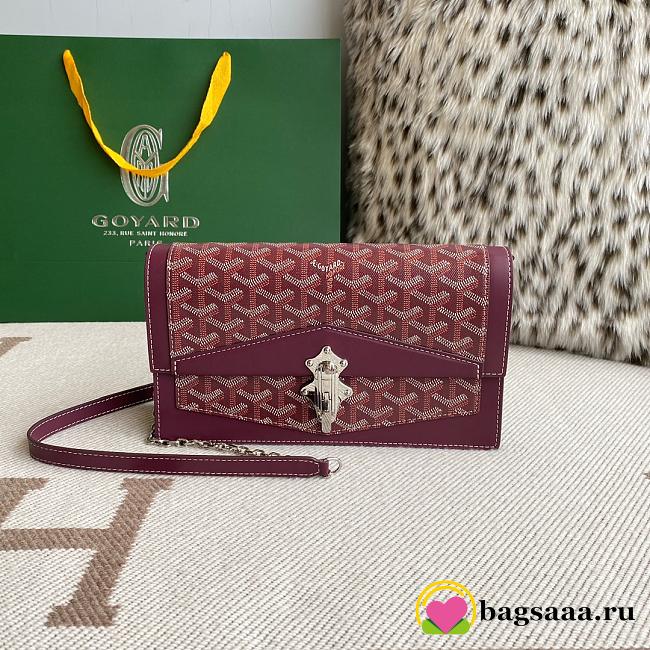 Bagsaaa Goyard Duchesse Marie-Caroline Bag Red - 25x15x6.5 - 1