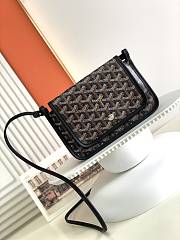 Bagsaaa Goyard Plumet Pocket Wallet Black - 14 x 2.5 x 20.5 cm - 1