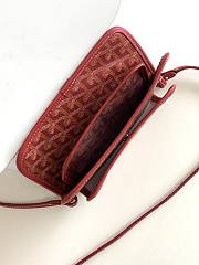 Bagsaaa Goyard Plumet Pocket Wallet Red - 14 x 2.5 x 20.5 cm - 3