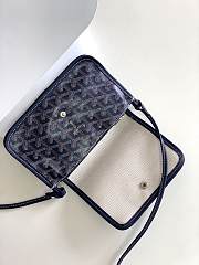 Bagsaaa Goyard Plumet Pocket Wallet Navy Blue - 14 x 2.5 x 20.5 cm - 5