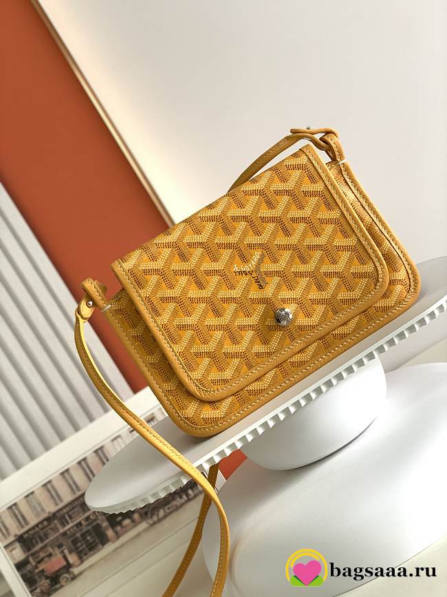 Bagsaaa Goyard Plumet Pocket Wallet Yellow - 14 x 2.5 x 20.5 cm - 1