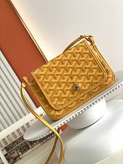 Bagsaaa Goyard Plumet Pocket Wallet Yellow - 14 x 2.5 x 20.5 cm - 1