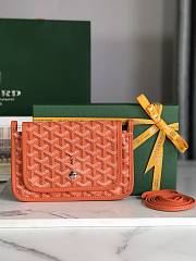 Bagsaaa Goyard Plumet Pocket Wallet Orange- 14 x 2.5 x 20.5 cm - 1