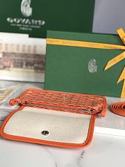 Bagsaaa Goyard Plumet Pocket Wallet Orange- 14 x 2.5 x 20.5 cm - 5