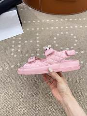 Bagsaaa Chanel G45330 Pink Sandals - 4