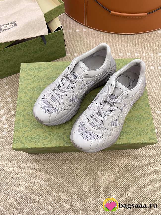 Bagsaaa Gucci Ripple Trainer Grey 771471 - 1