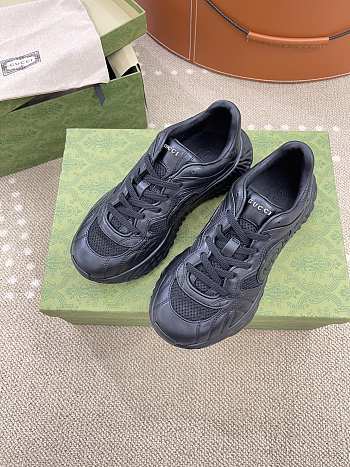 Bagsaaa Gucci Ripple Trainer Black 771471