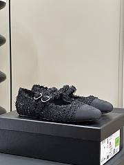 Bagsaaa Chanel Mary Janes Black Tweed G45697 - 1