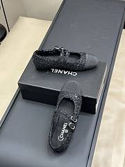 Bagsaaa Chanel Mary Janes Black Tweed G45697 - 4