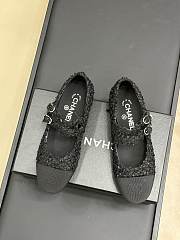 Bagsaaa Chanel Mary Janes Black Tweed G45697 - 2