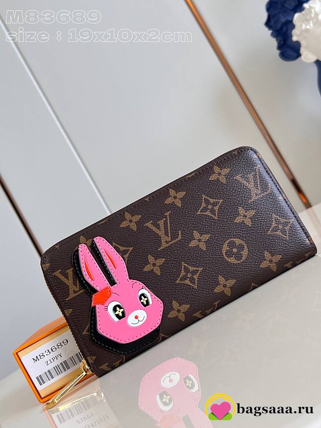 Bagsaaa Louis Vuitton M83689 Zippy Wallet - 19.5 x 10.5 x 2.5 cm - 1