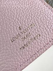 Bagsaaa Louis Vuitton M83569 Lisa Wallet Light Pink - 9 x 11.5 x 1.5 cm - 3