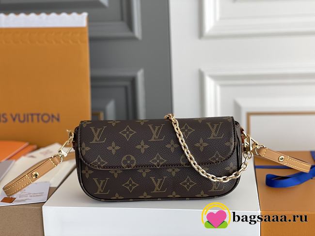 Bagsaaa Louis Vuitton M81911 Ivy Wallet on Chain Bag Monogram - 23.5 x 12 x 4.3 cm - 1