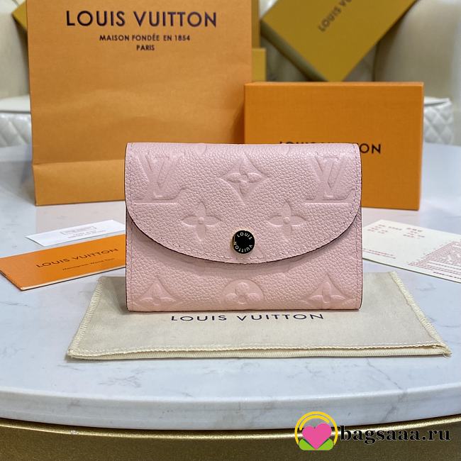 Bagsaaa Louis Vuitton M81520 Rosalie Coin Purse Light Pink - 11 x 8 x 2.5 cm - 1