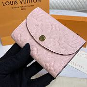 Bagsaaa Louis Vuitton M81520 Rosalie Coin Purse Light Pink - 11 x 8 x 2.5 cm - 3