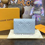 Bagsaaa Louis Vuitton M83231 Rosalie Coin Purse Light Blue - 11 x 8 x 2.5 cm - 3