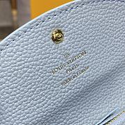 Bagsaaa Louis Vuitton M83231 Rosalie Coin Purse Light Blue - 11 x 8 x 2.5 cm - 4