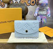 Bagsaaa Louis Vuitton M83231 Rosalie Coin Purse Light Blue - 11 x 8 x 2.5 cm - 1