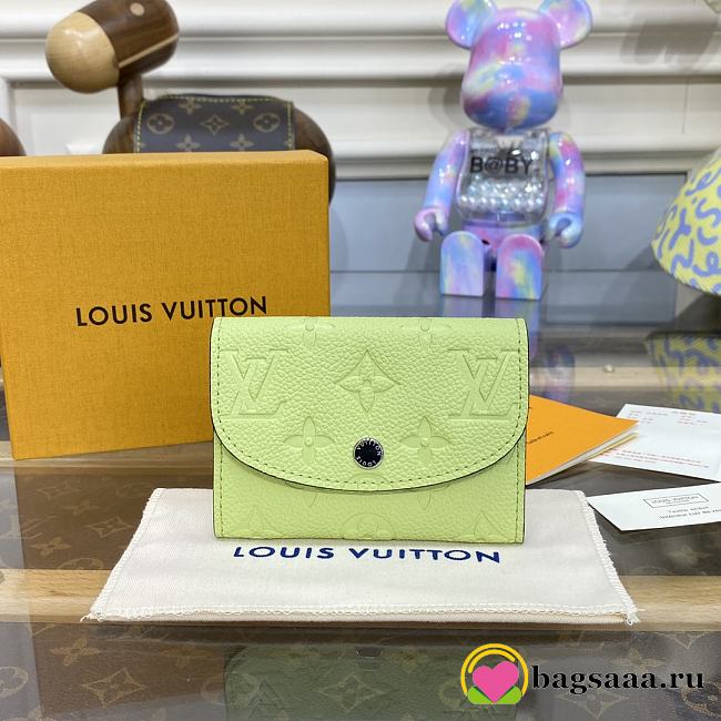 Bagsaaa Louis Vuitton M82392 Rosalie Coin Purse Green - 11 x 8 x 2.5 cm - 1