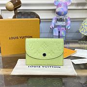 Bagsaaa Louis Vuitton M82392 Rosalie Coin Purse Green - 11 x 8 x 2.5 cm - 1