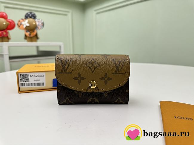 Bagsaaa Louis Vuitton M82333 Rosalie Coin Purse Monogram - 11 x 8 x 2.5 cm - 1