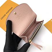 Bagsaaa Louis Vuitton M62361 Rosalie Coin Purse Pink Inside - 11 x 8 x 2.5 cm - 3