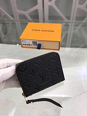 Bagsaaa Louis Vuitton M60574 Zippy Coin Purse Black - 11 x 8.5 x 2 cm - 4