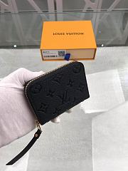 Bagsaaa Louis Vuitton M60574 Zippy Coin Purse Black - 11 x 8.5 x 2 cm - 2