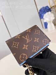 Bagsaaa Louis Vuitton M83605 Lisa Wallet Blue Inside - 9 x 11.5 x 1.5 cm - 1