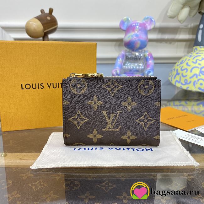 Bagsaaa Louis Vuitton M82415 Lisa Wallet Purple Inside - 9 x 11.5 x 1.5 cm - 1