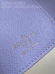 Bagsaaa Louis Vuitton M82415 Lisa Wallet Purple Inside - 9 x 11.5 x 1.5 cm - 5