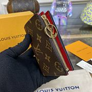 Bagsaaa Louis Vuitton M82381 Lisa Wallet Red Inside - 9 x 11.5 x 1.5 cm - 3