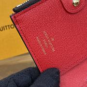 Bagsaaa Louis Vuitton M82381 Lisa Wallet Red Inside - 9 x 11.5 x 1.5 cm - 2