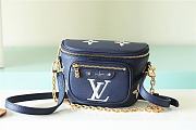 Bagsaaa Louis Vuitton M85636 Mini Bumbag Navy Blue - 17 x 12 x 9.5 cm - 1