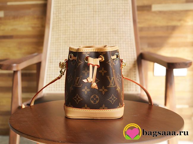 Bagsaaa Louis Vuitton M81266 Nano Noé Bag - 13 x 16 x 10 cm - 1