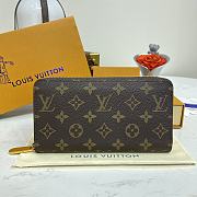 Bagsaaa Louis Vuitton M42616 Zippy Wallet Brown Inside - 19.5 x 10.5 x 2.5 cm - 1