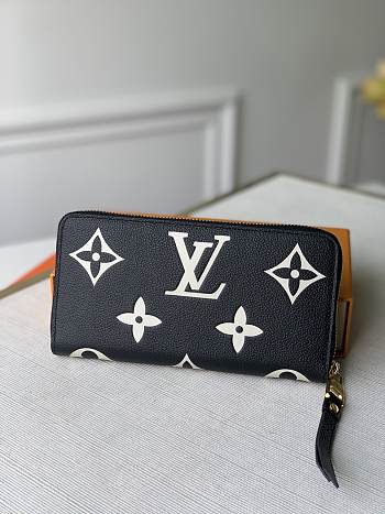 Bagsaaa Louis Vuitton M80481 Zippy Wallet Black/Beige - 19.5 x 10.5 x 2.5 cm