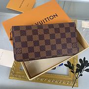 Bagsaaa Louis Vuitton N60046 Zippy Wallet Pink Inside - 19.5 x 10.5 x 2.5 cm - 1