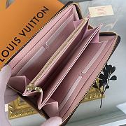 Bagsaaa Louis Vuitton N60046 Zippy Wallet Pink Inside - 19.5 x 10.5 x 2.5 cm - 3