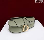 Bagsaaa Dior Saddle Bag with Strap Cedar Green Grained Calfskin - 25.5 x 20 x 6.5 cm - 5