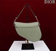 Bagsaaa Dior Saddle Bag with Strap Cedar Green Grained Calfskin - 25.5 x 20 x 6.5 cm - 4