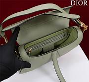 Bagsaaa Dior Saddle Bag with Strap Cedar Green Grained Calfskin - 25.5 x 20 x 6.5 cm - 2