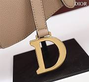 Bagsaaa Dior Saddle Bag with Strap Nude Grained Calfskin - 25.5 x 20 x 6.5 cm - 5