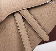 Bagsaaa Dior Saddle Bag with Strap Nude Grained Calfskin - 25.5 x 20 x 6.5 cm - 2