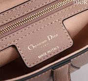 Bagsaaa Dior Saddle Bag with Strap Powder Pink Grained Calfskin - 25.5 x 20 x 6.5 cm - 2