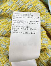 Bagsaaa Louis Vuitton Damier Knit Cropped Cardigan - 4